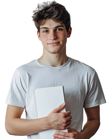 young-man-holding-book-white-tshirt-looking-cheerful-front-view copiar 1